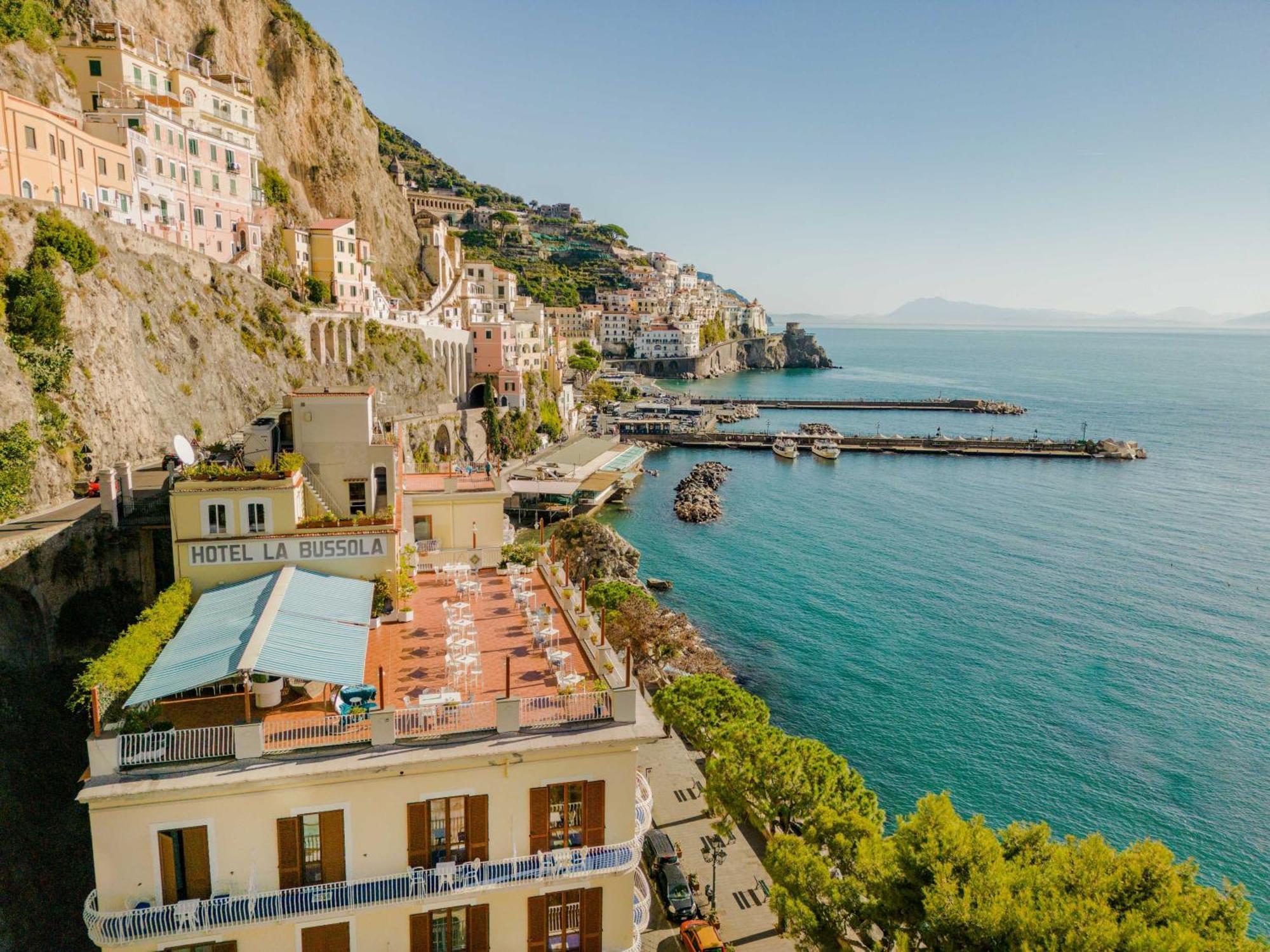 Hotel La Bussola Amalfi Exterior foto